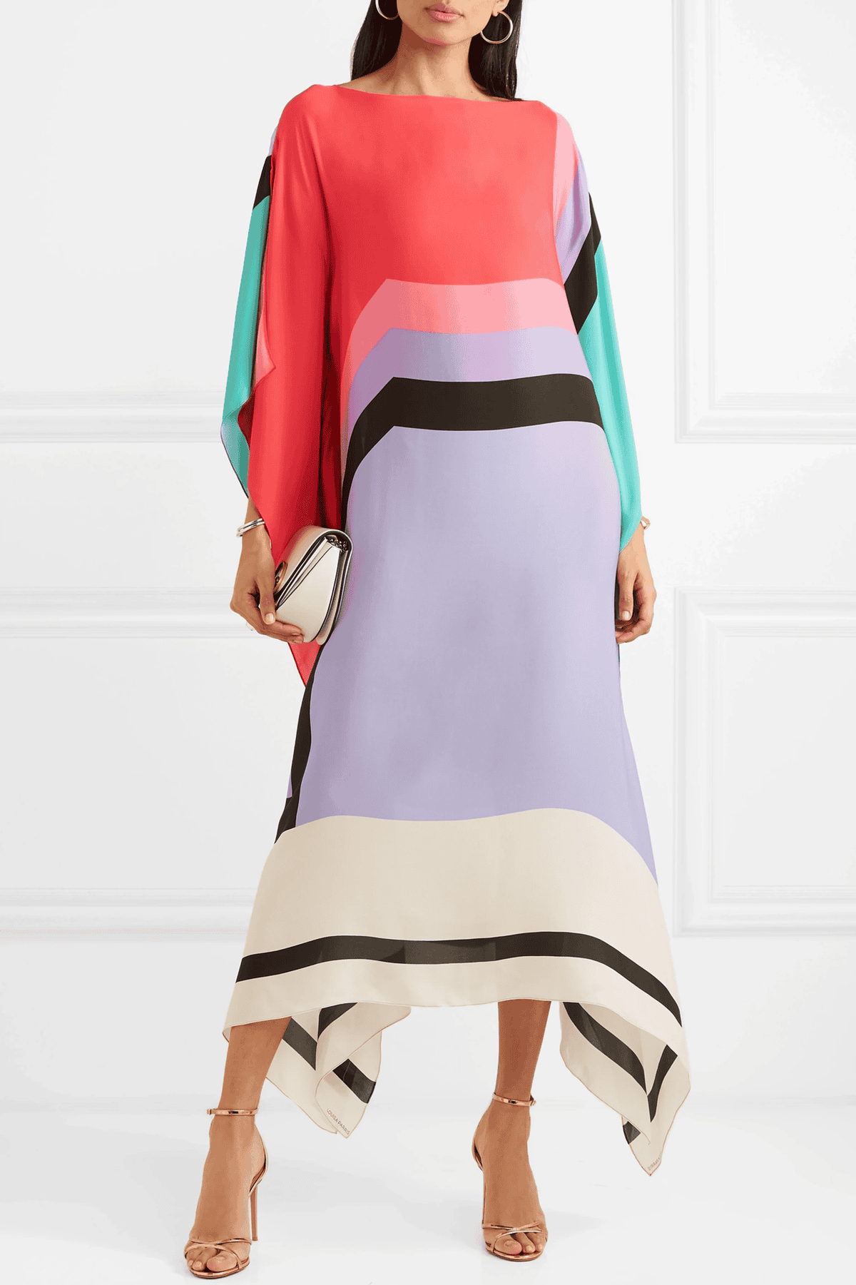 Iria | Elegant kaftan med geometriskt mönster