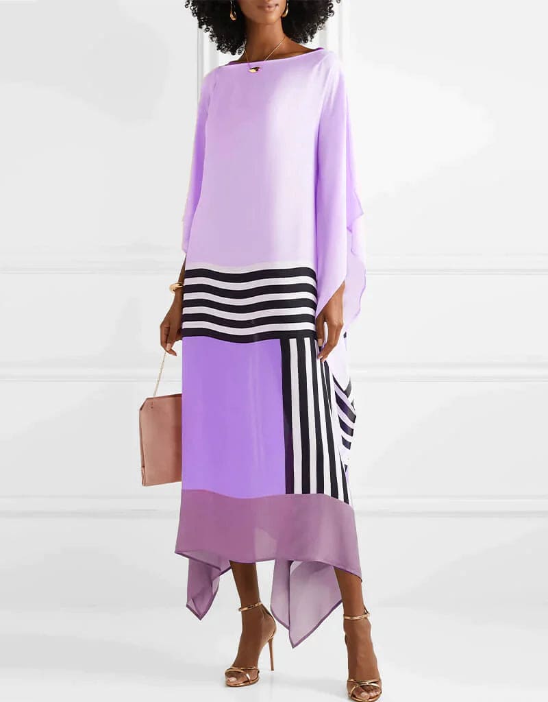 Iria | Elegant kaftan med geometriskt mönster