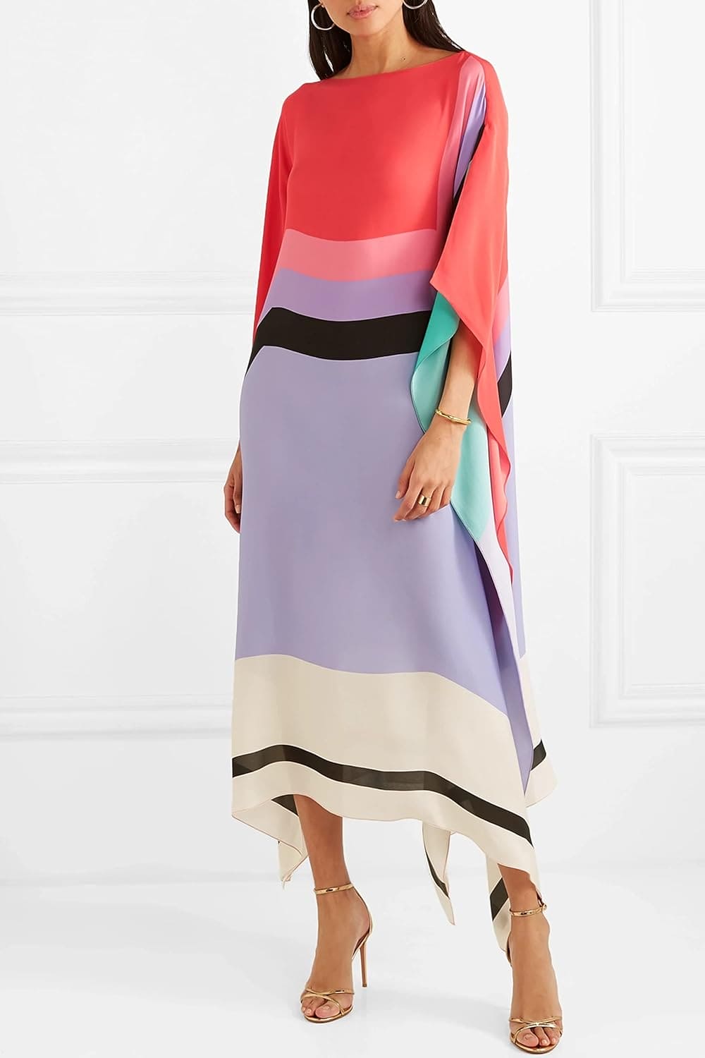 Iria | Elegant kaftan med geometriskt mönster