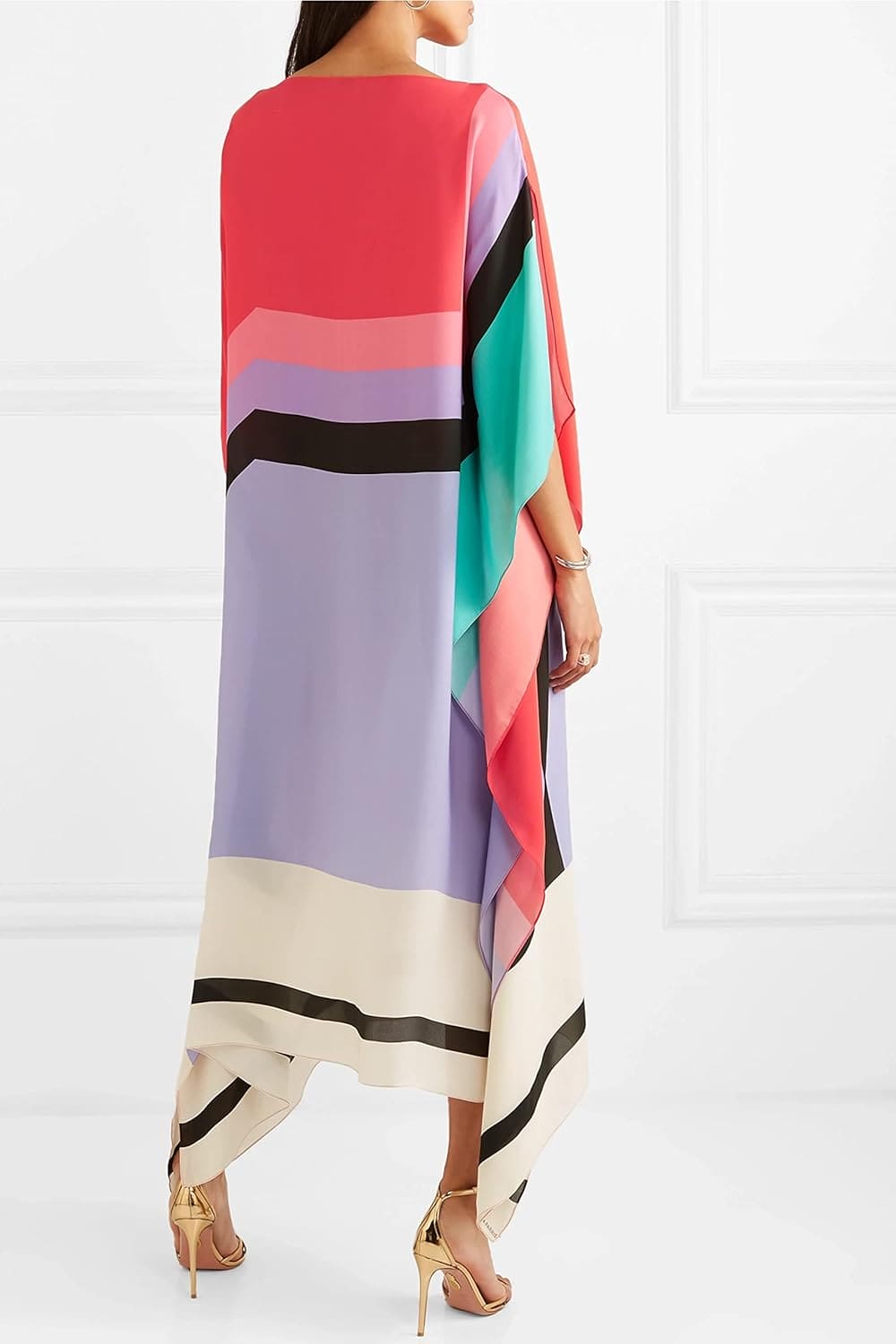 Iria | Elegant kaftan med geometriskt mönster