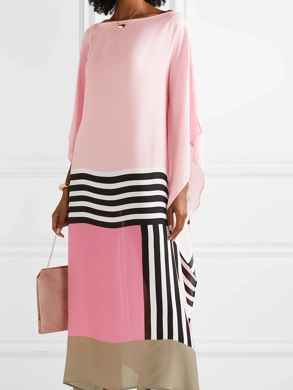 Iria | Elegant kaftan med geometriskt mönster