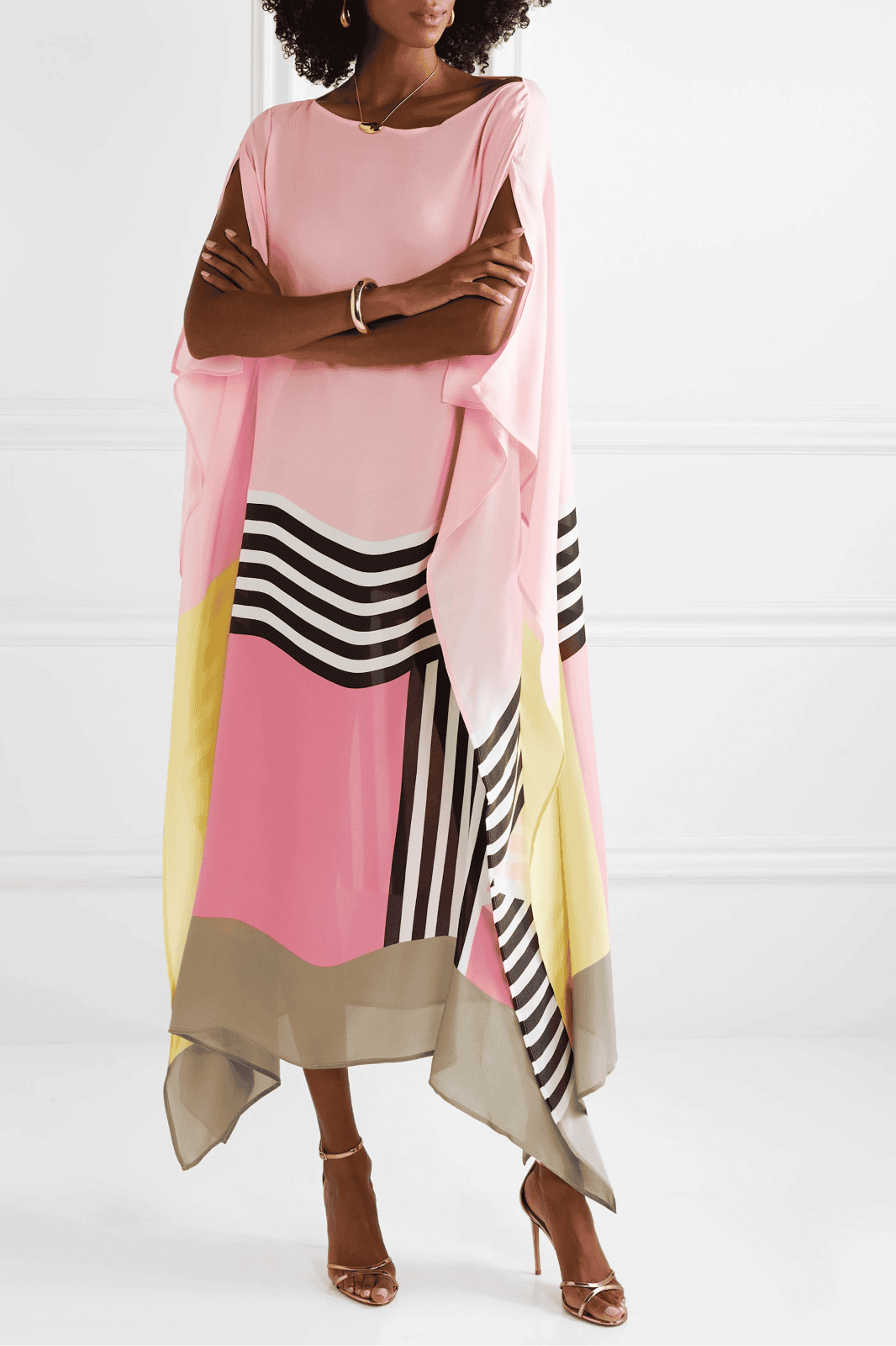 Iria | Elegant kaftan med geometriskt mönster