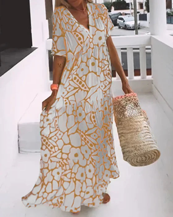 Noa | Bohème Blommig Robe