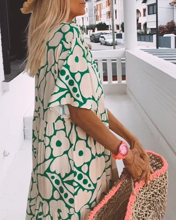 Noa | Bohème Blommig Robe