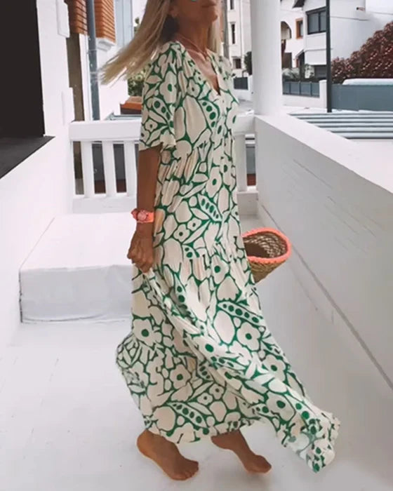 Noa | Bohème Blommig Robe