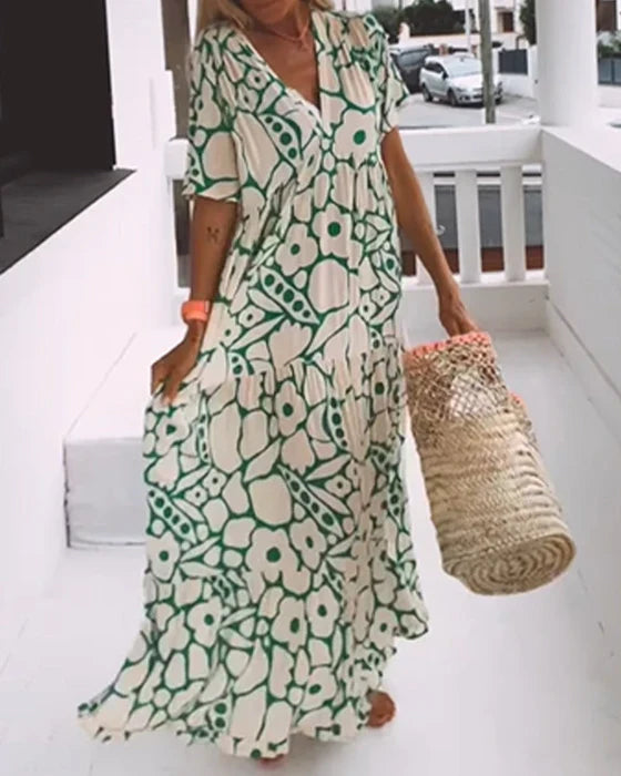 Noa | Bohème Blommig Robe