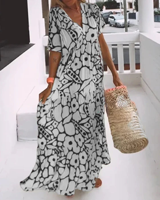 Noa | Bohème Blommig Robe